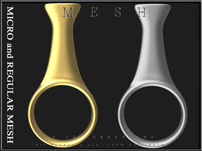 T-3D Creations [ Accessory Parts 08 ]  MESH - Full Perm -