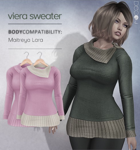 [Decoy] Viera Sweater - Pink