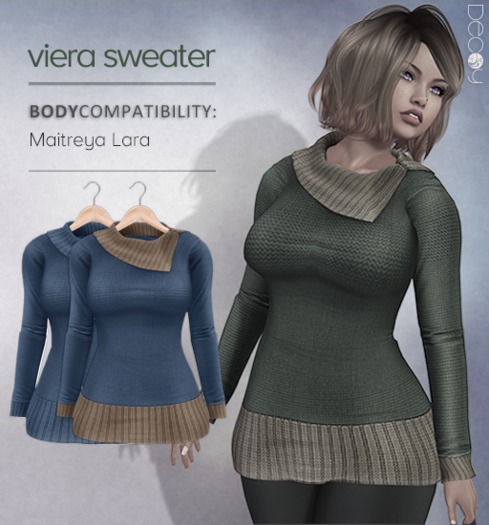 [Decoy] Viera Sweater - Blue