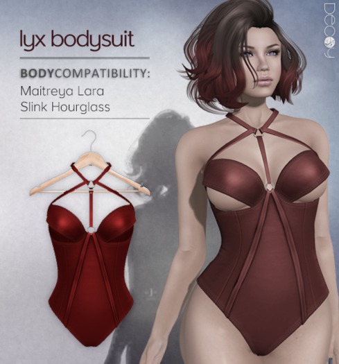 [Decoy] Lyx Bodysuit - Red
