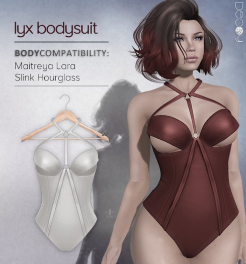 [Decoy] Lyx Bodysuit - White