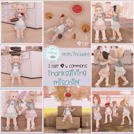 { Bellybean } Thanksgiving Mischief 8 - Have some pie RARE