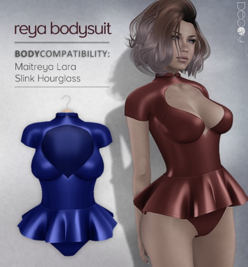 [Decoy] Reya Bodysuit - Navy