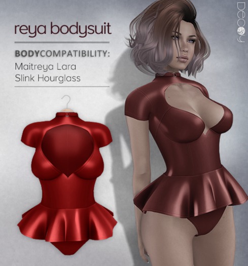 [Decoy] Reya Bodysuit - Red