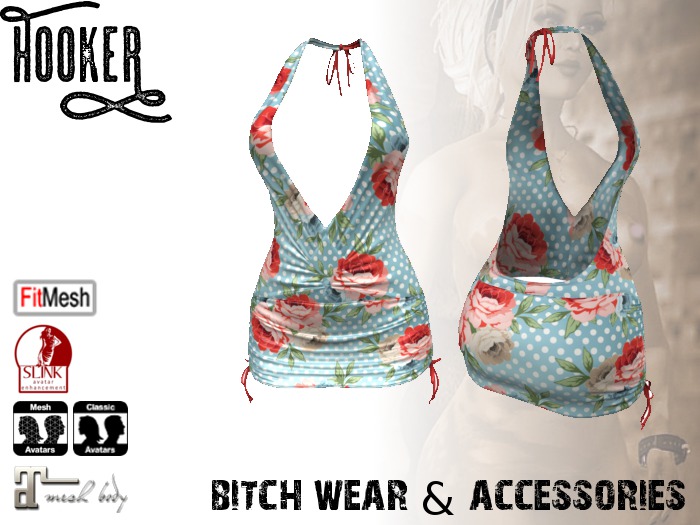 H00KER - Daisy Dress #8 for Maitreya, Slink, Fitted, Standard