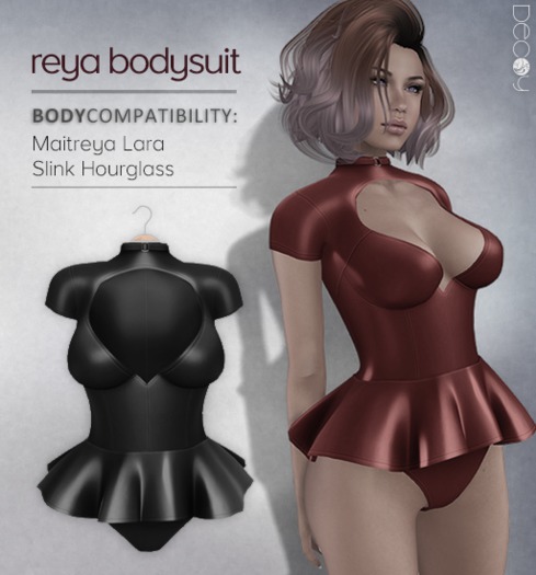 [Decoy] Reya Bodysuit - Black