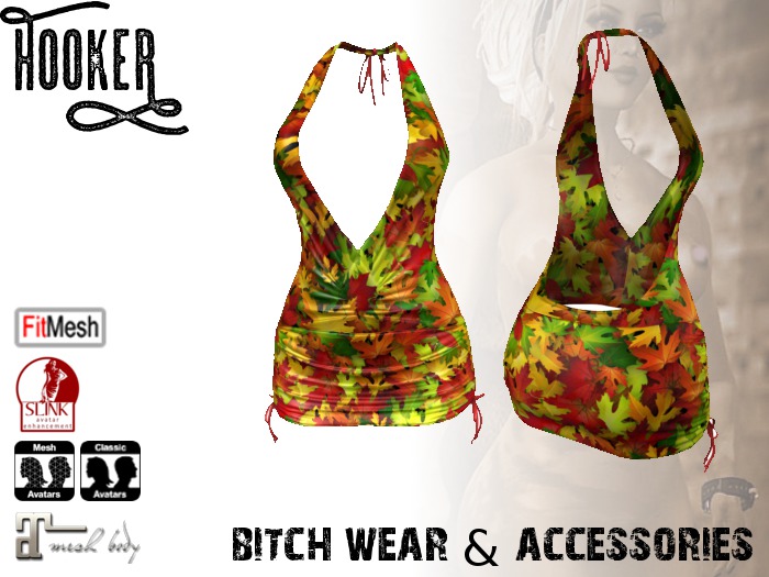 H00KER - Daisy Dress #9 for Maitreya, Slink, Fitted, Standard