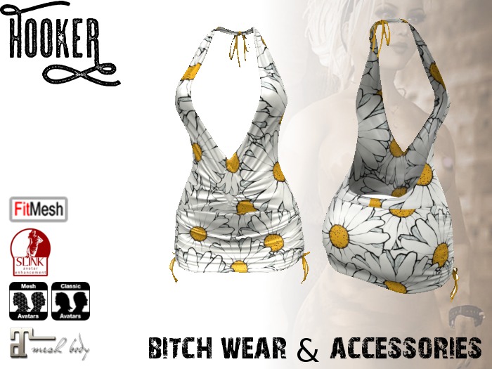H00KER - Daisy Dress #13 for Maitreya, Slink, Fitted, Standard