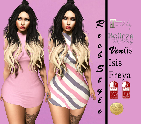 551-Reeb sTyle Ada Pink 2 Dress