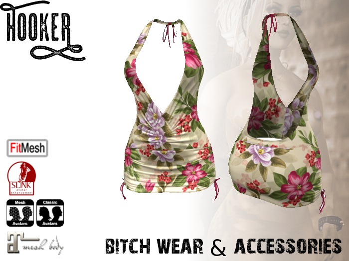 H00KER - Daisy Dress #14 for Maitreya, Slink, Fitted, Standard