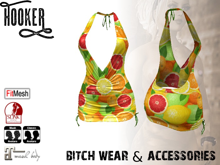 H00KER - Daisy Dress #17 for Maitreya, Slink, Fitted, Standard