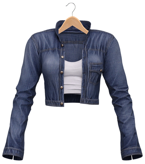 Blueberry - Radiance Denim Jackets - Maitreya, Belleza (All), Slink Physique Hourglass - ( Mesh ) Midnight