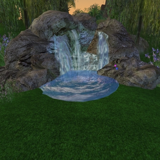 WET DREAMS SCULPTED ROCK WATERFALL
