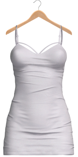 Blueberry - Radiance Strapped Dress - Maitreya, Belleza (All), Slink Physique Hourglass - ( Mesh ) White
