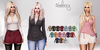 Blueberry blaire button up tops sl