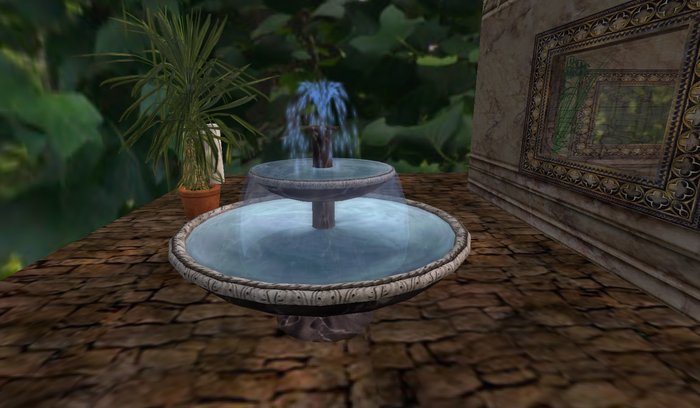 Black Marble Water Fountain