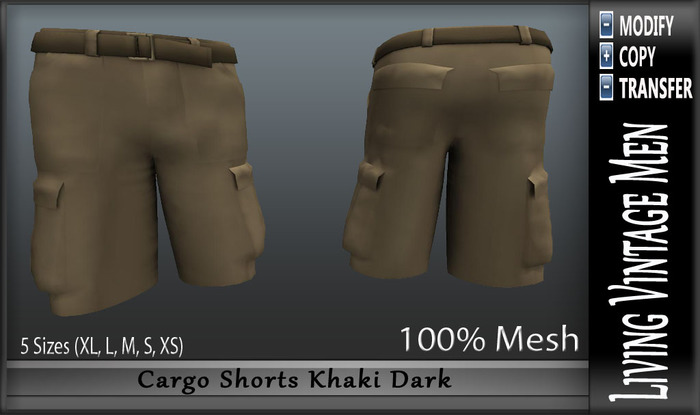 LVM Cargo Shorts Khaki Dark