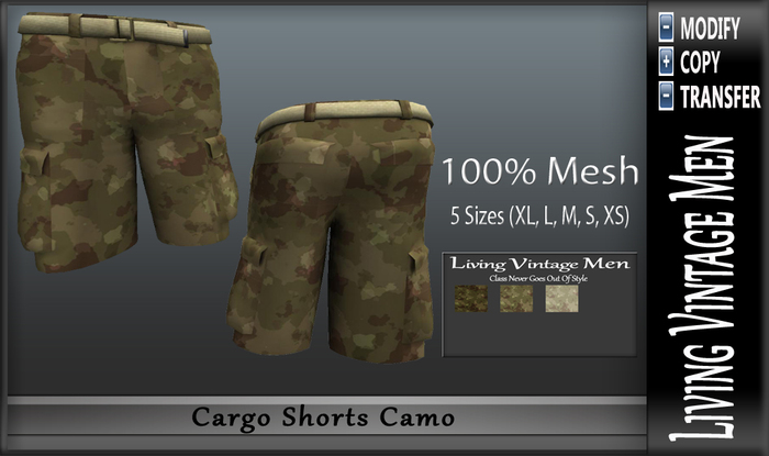 LVM Cargo Shorts Camo