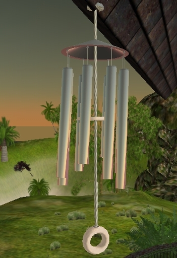 !! Polished Silver Windchime with Sound !!