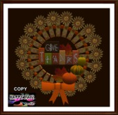 Thanksgiving - Give thanks Wreath 2