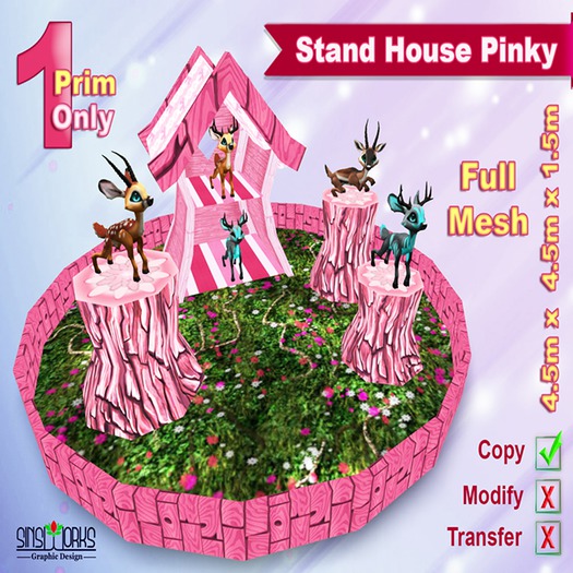(S.W) Stand House Pinky V1,2