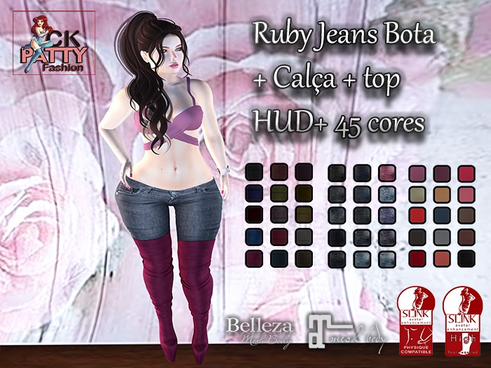 :: C.K Ruby Jeans Bota+ top Mesh ::