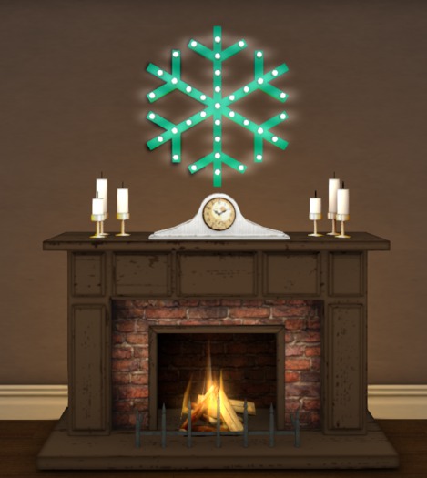 Mesh Snowflake Light with Unlimited Colors Copyable!