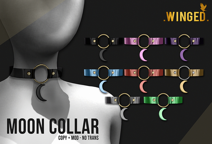 .Winged. Moon Collar_ Purple