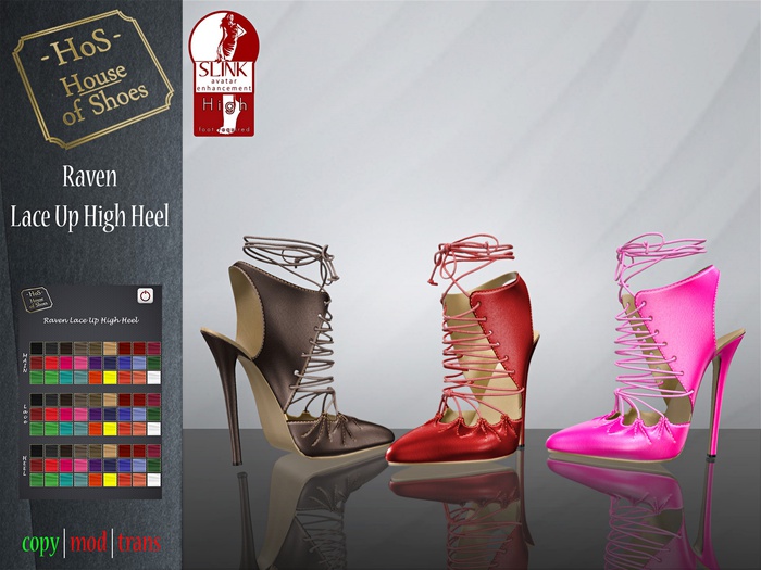Demo [HoS] Raven Lace Up High Heel