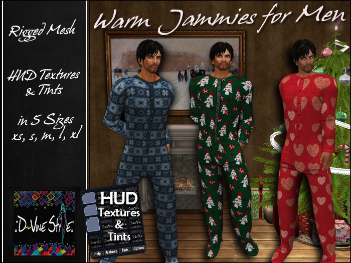 :: D~Vine Style :: Warm Jammies for Men