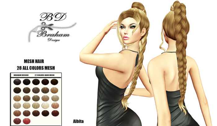 Braham Design Albita 28 Color Mesh Hair