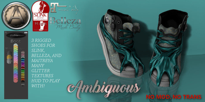 !.::AMBIGUOUS::.! GUM TIP TOES   w/hud (WEAR)