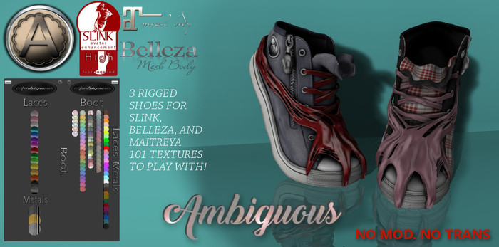 !.::AMBIGUOUS::.! GUM TIP TOES   w/hud (WEAR)
