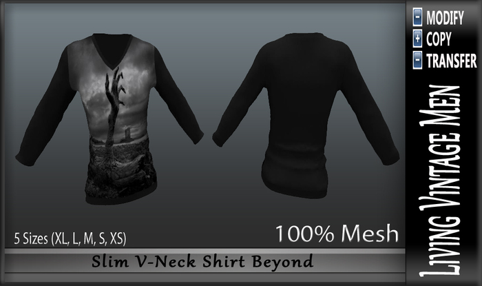 LVM Slim V-Neck Shirt Beyond