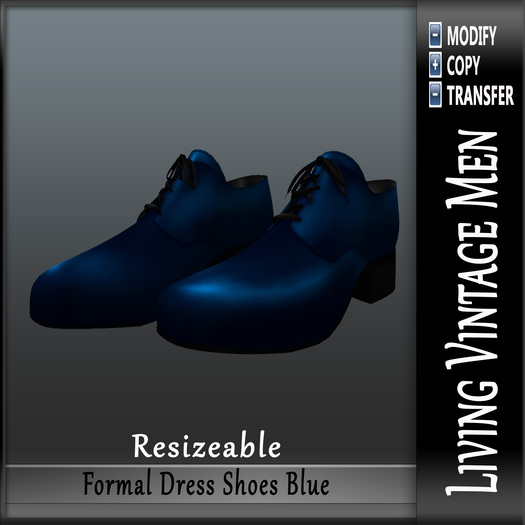 LVM Formal Dress Shoes Blue