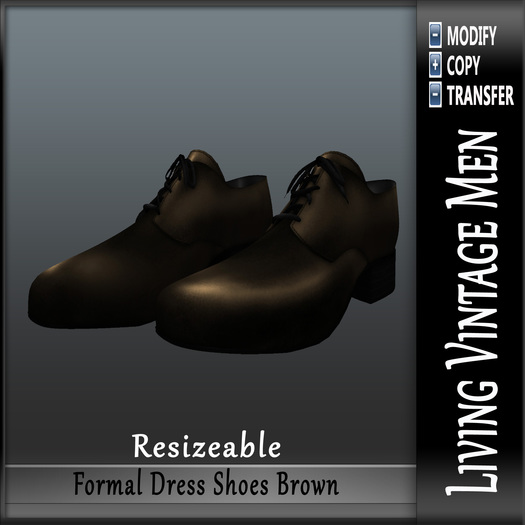 LVM Formal Dress Shoes Brown