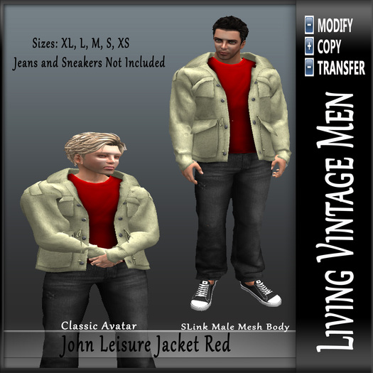 LVM John Leisure Jacket Red