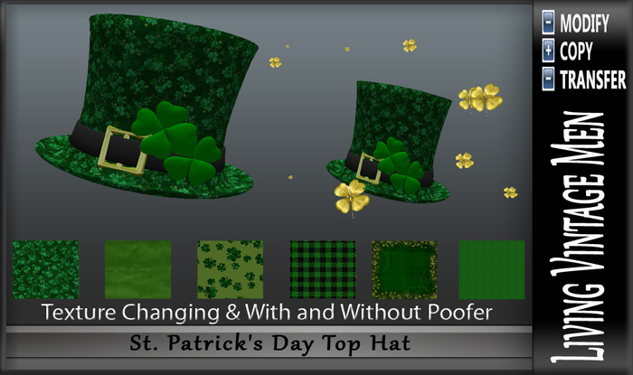 LVM St Patricks Day Top Hat