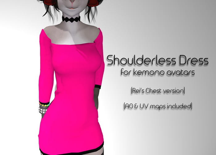 Kemono Shoulderless Dress