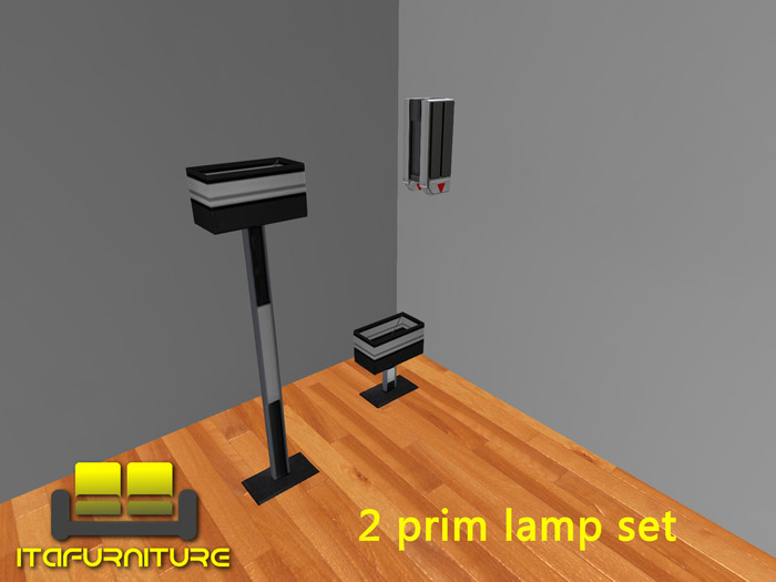 *ItaFurniture* Floor Lamp set 2 prim
