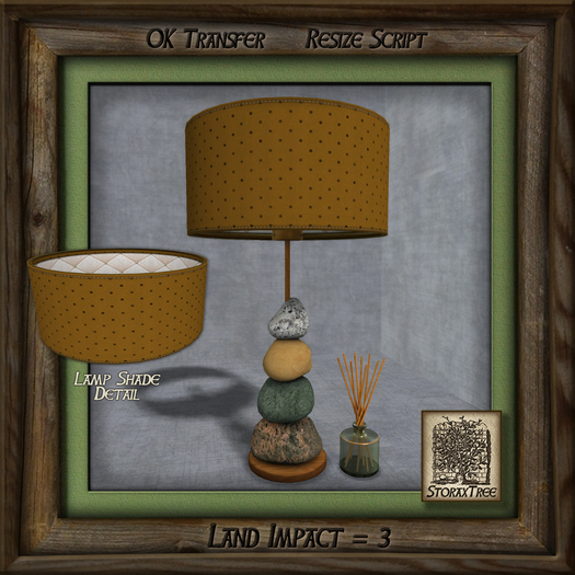 Sticks and Stones Lamp Bd