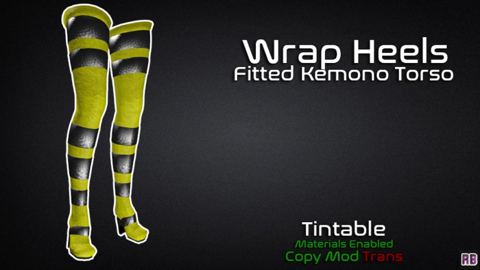 [RB] Wrap Heels (Fitted Kemono Torso)
