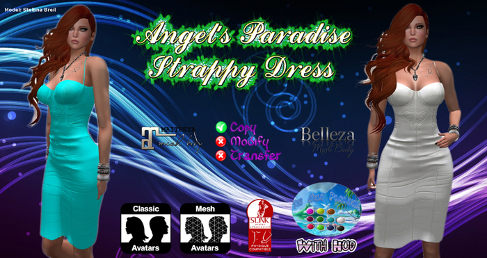 Angel's Paradise - Strappy Corset Dress