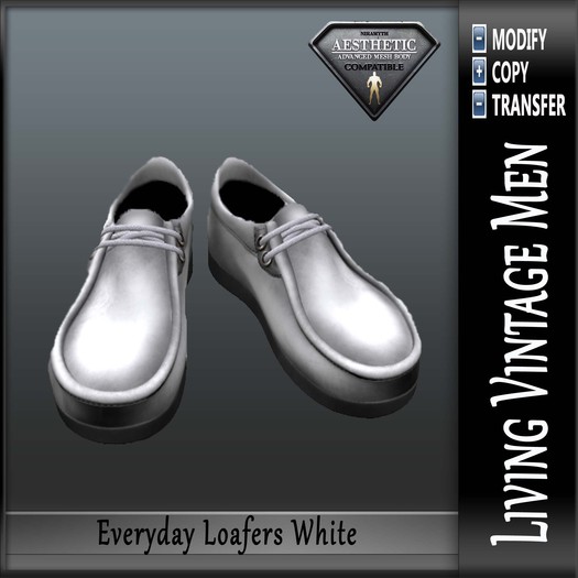 LVM Everyday Loafers White