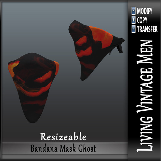 LVM Bandana Mask Ghost