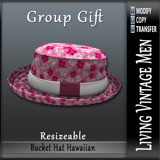 LVM Bucket Hat Hawaiian Group Gift