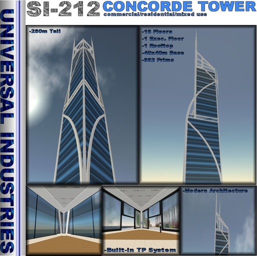 SI-212 CONCORDE TOWER SKYSCRAPER