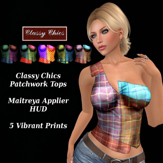 CC - Patchwork Tops Maitreya Applier HUD