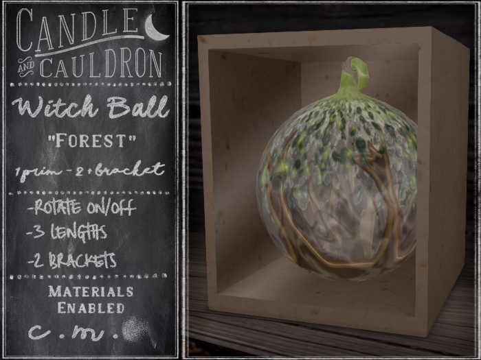 .:C&C:. Witch Ball - Forest **ADD or WEAR ME**