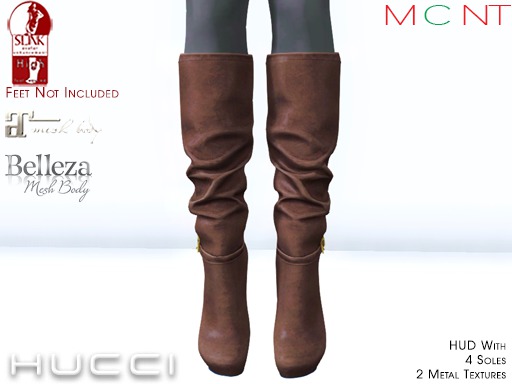 ::HH:: Hucci Xian Boot - Chocolate